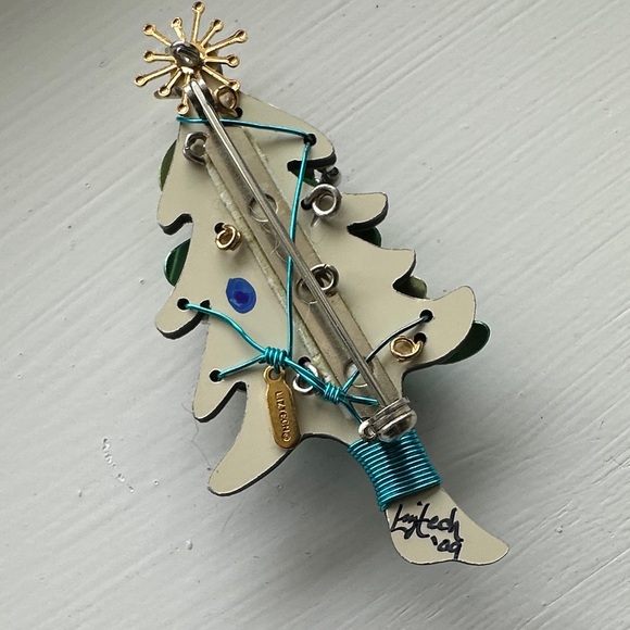 Liztech Liz Tech Holiday Christmas Tree Brooch - Picture 3 of 6